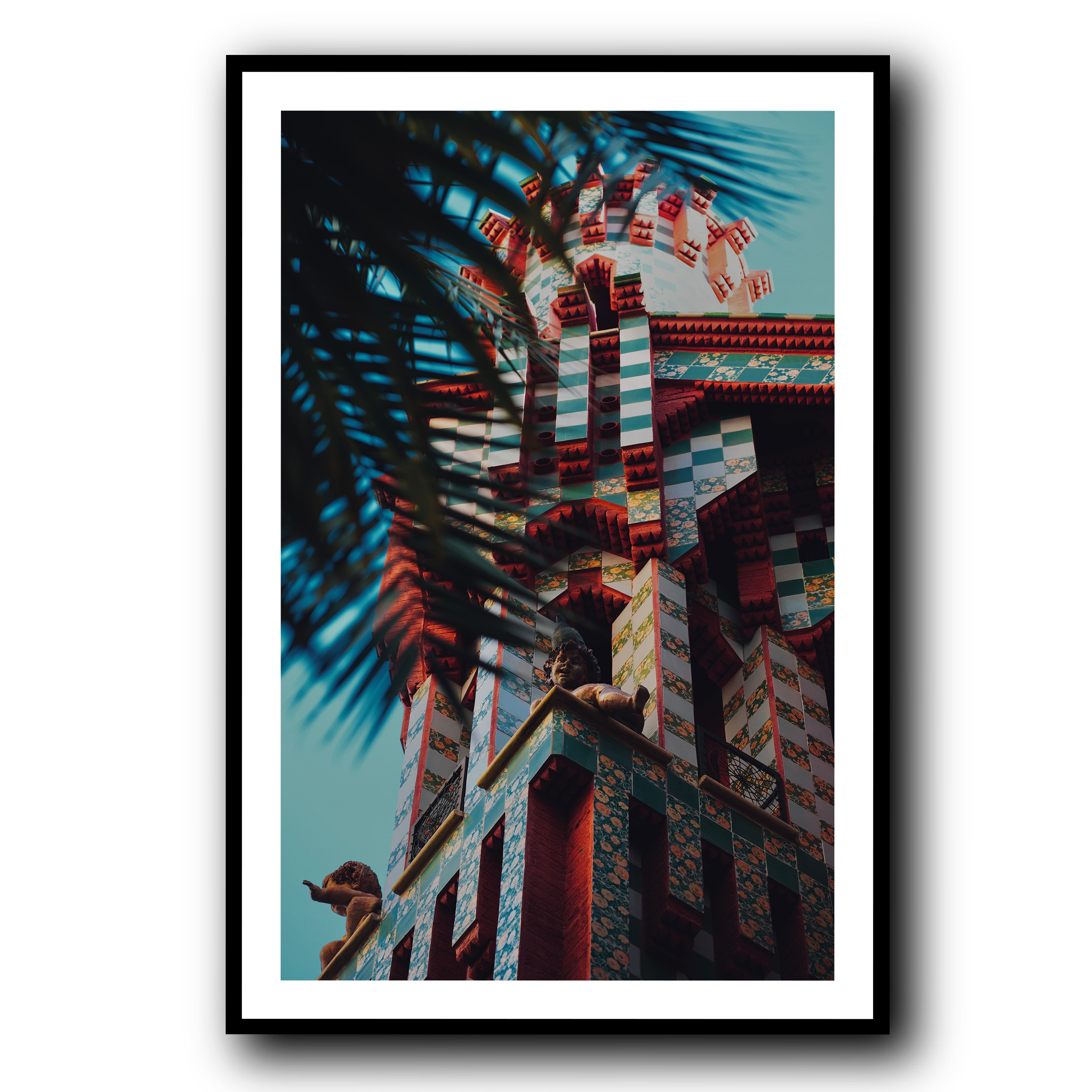 Colorful house Barcelona – fine art photo