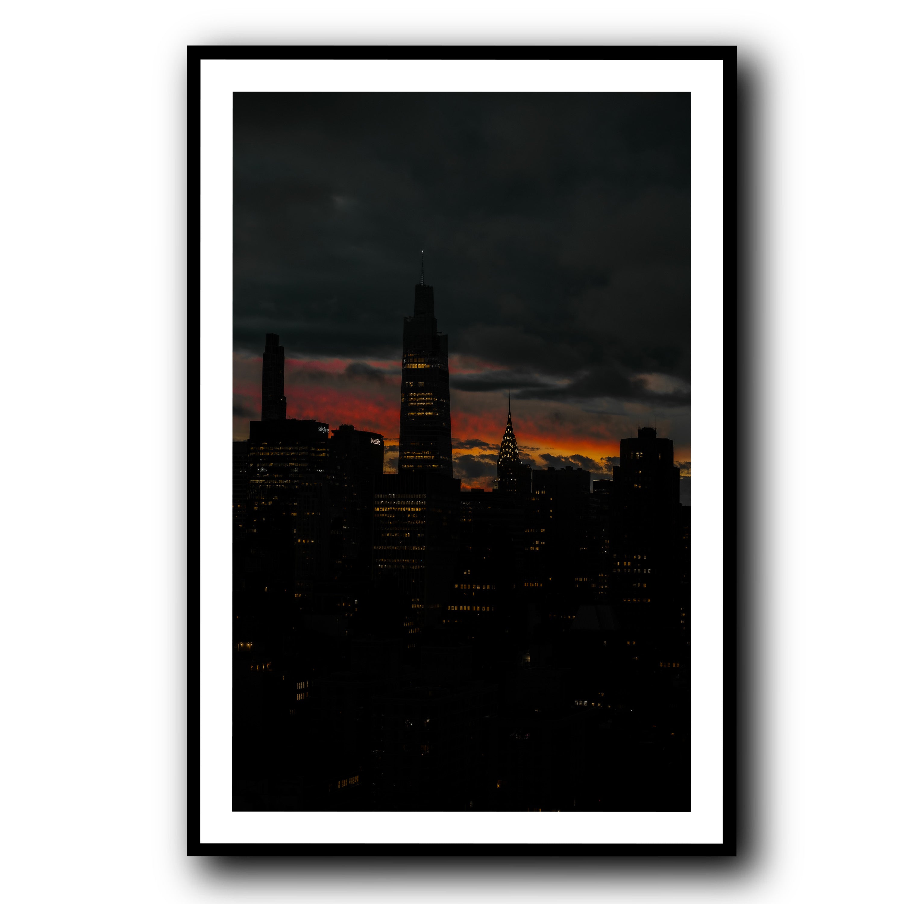New York dusk cityscape – fine art photography
