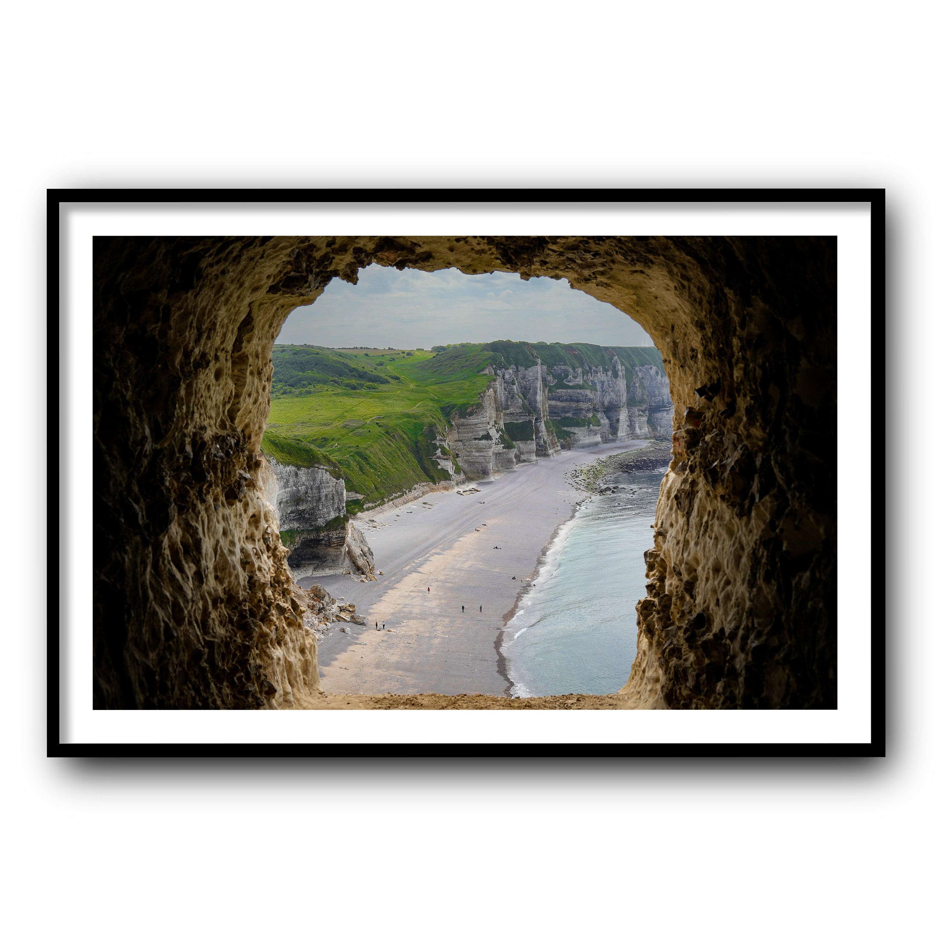Through the Cliff's Eye, Etretat