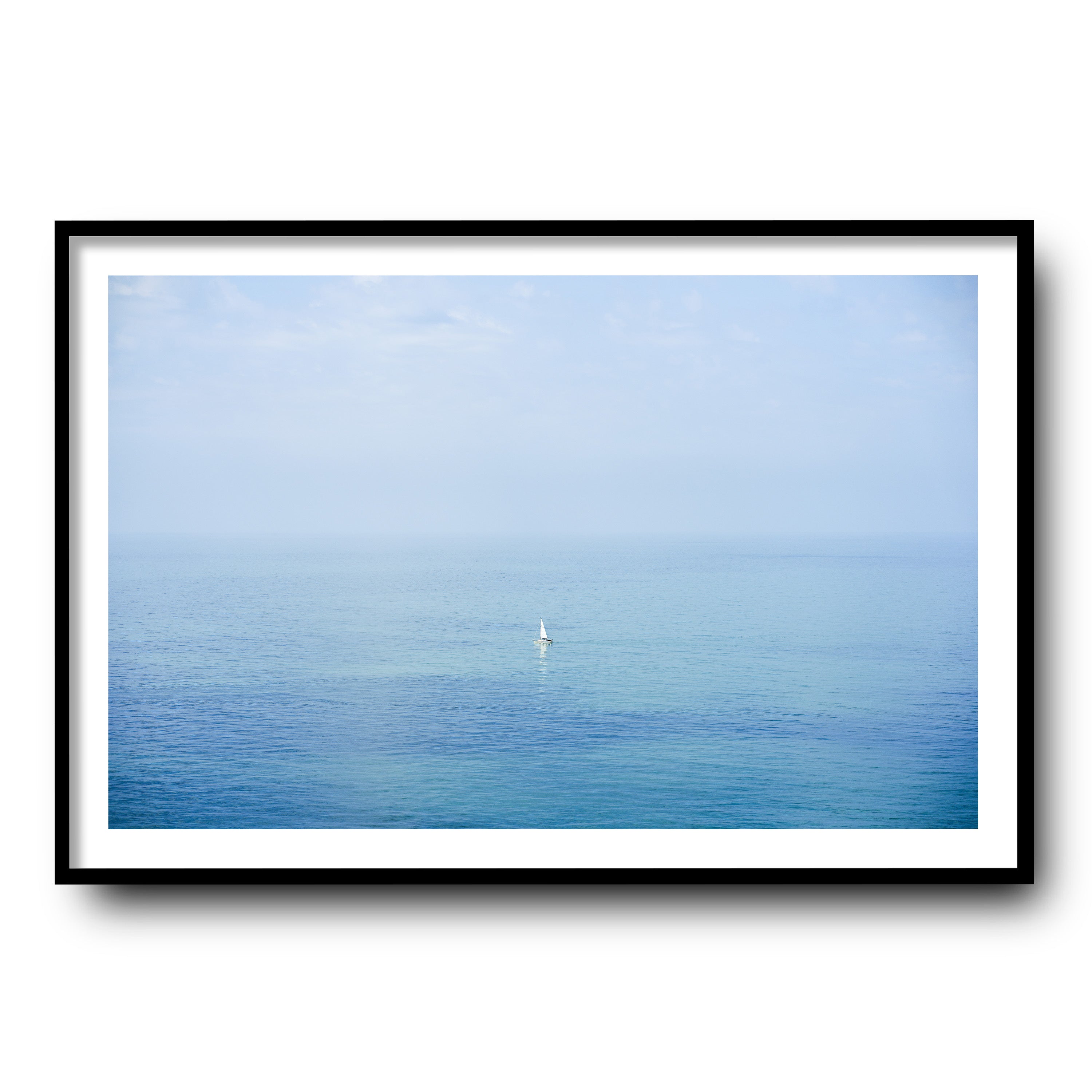 Solitude in Blue, Etretat