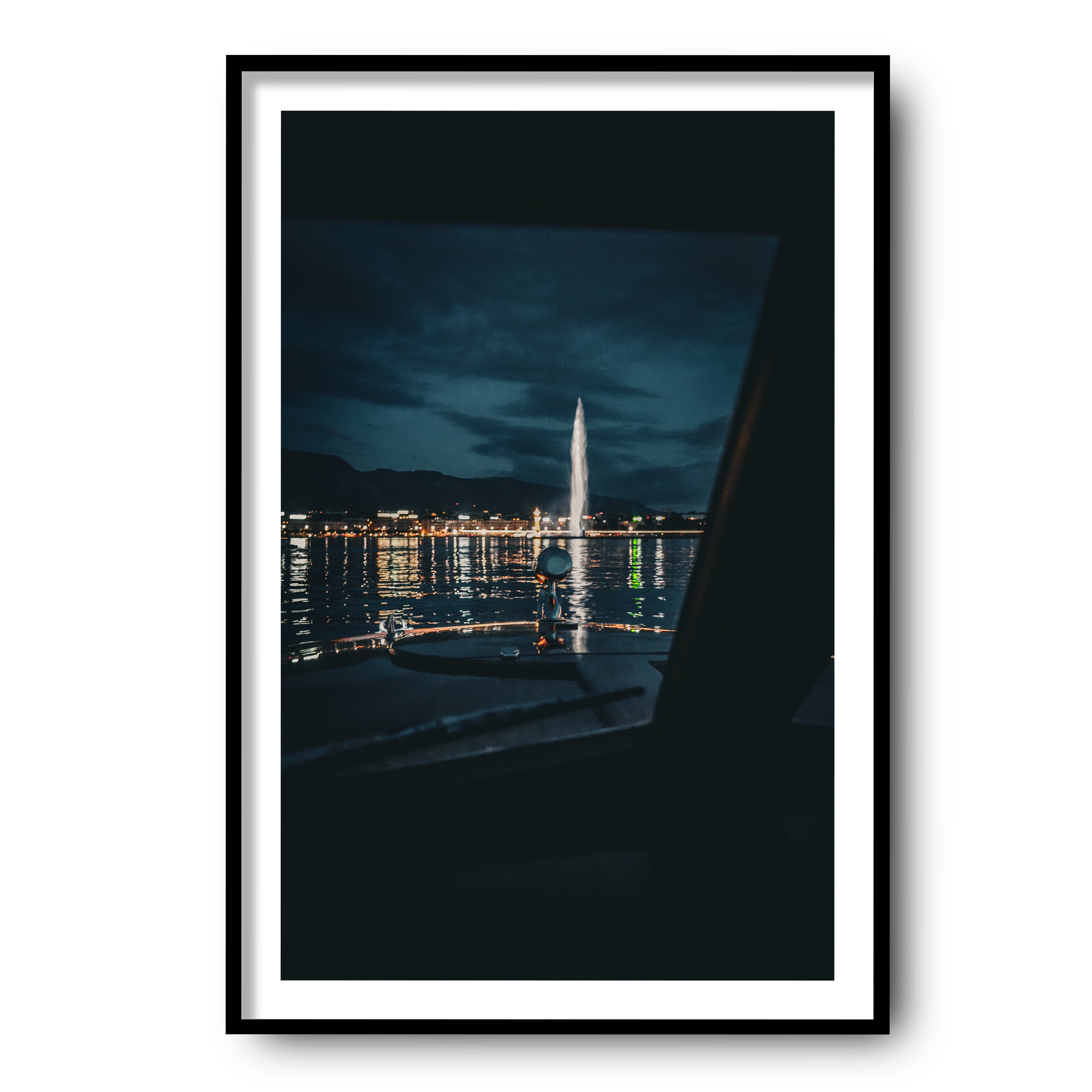Leman Lake by Night, Geneva