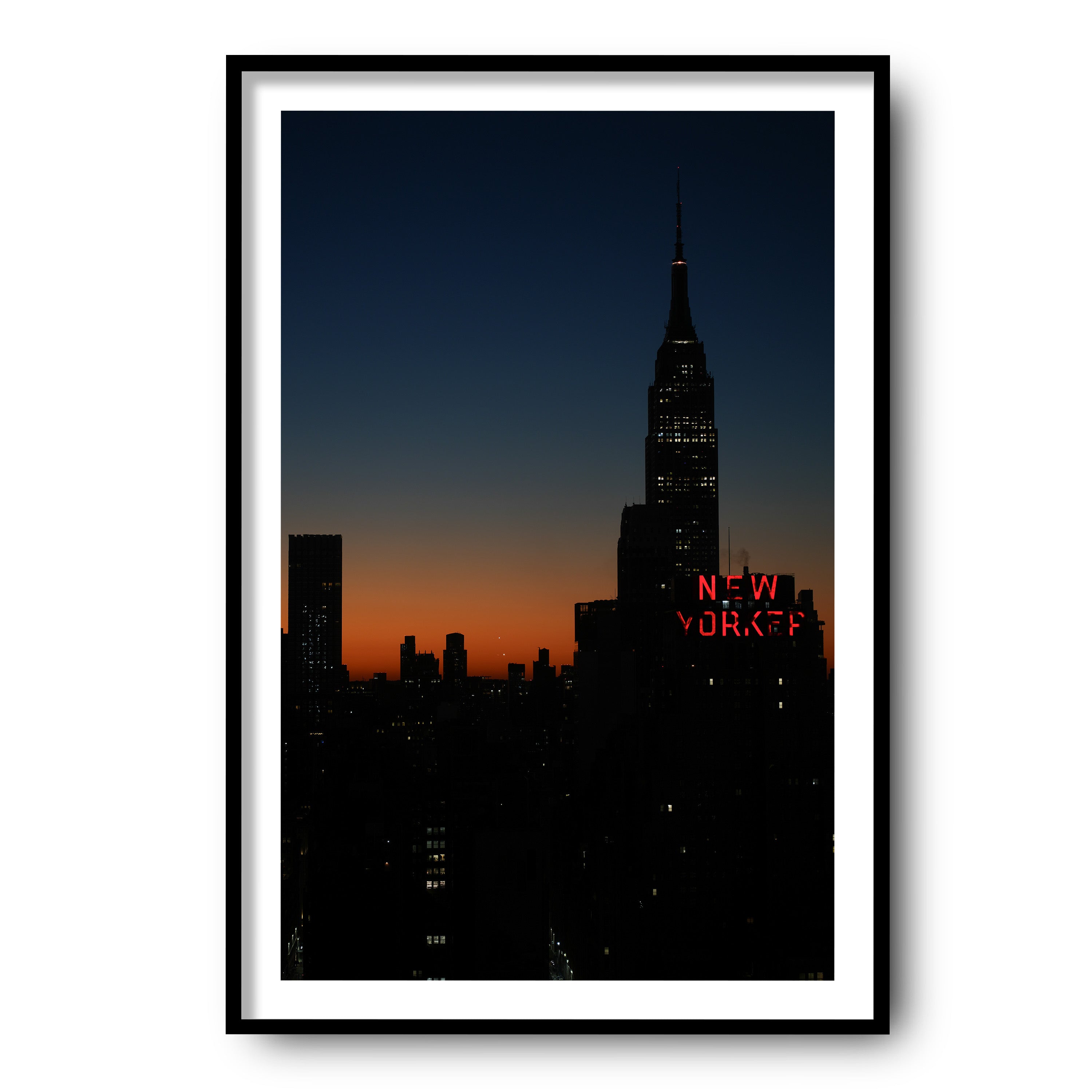 Nocturne in Red and Blue, New York