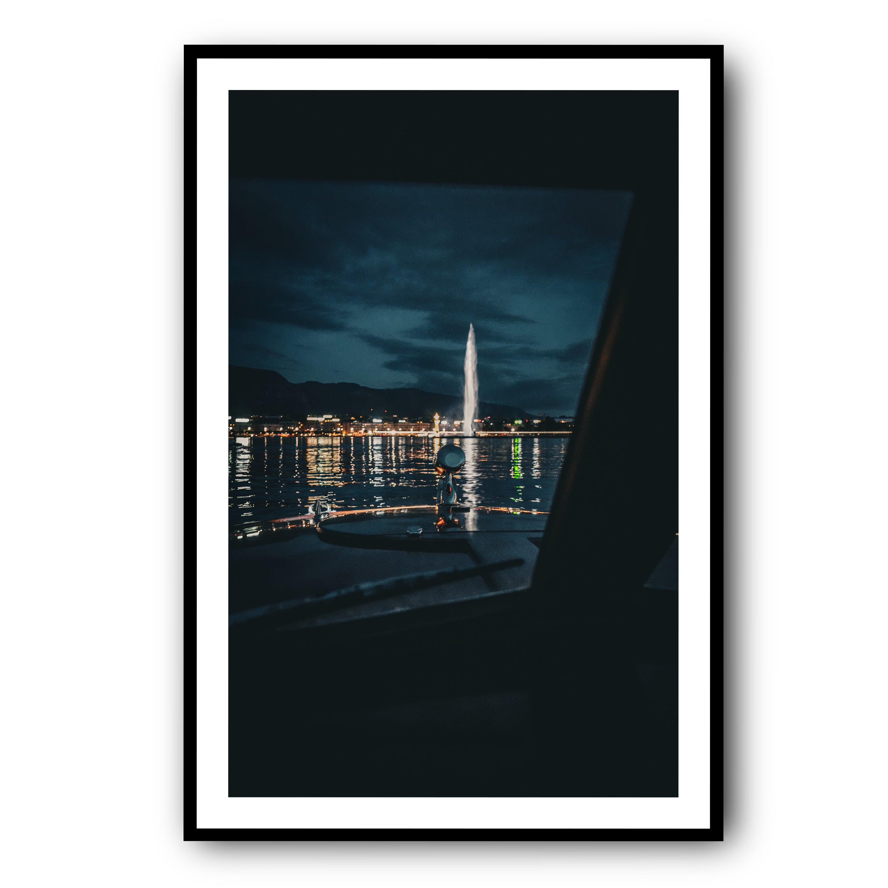 Leman Lake by Night, Geneva