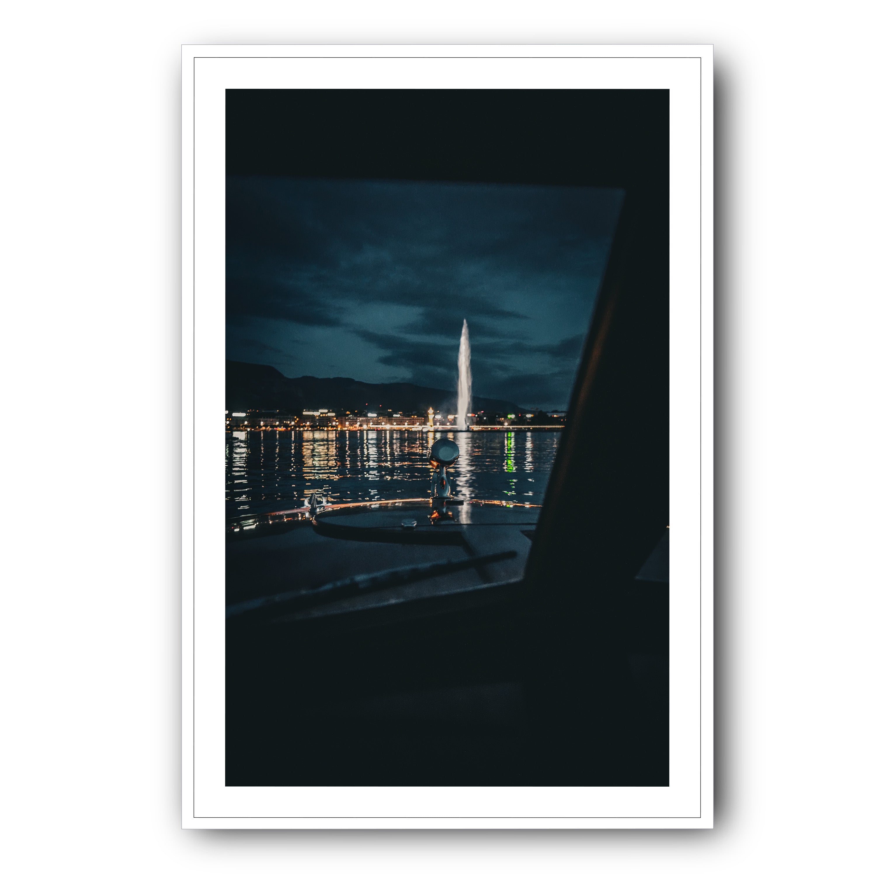 Leman Lake by Night, Geneva