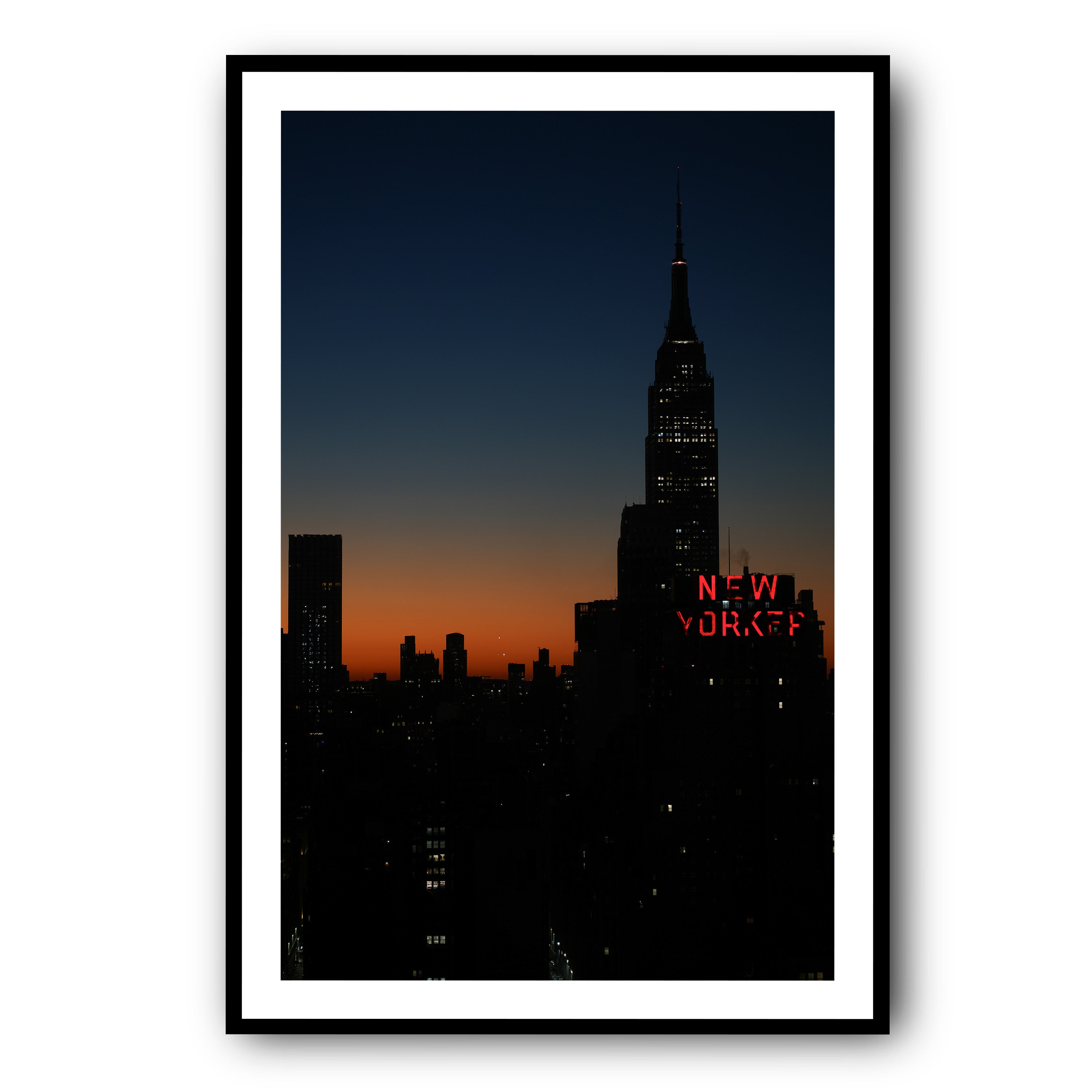 Nocturne in Red and Blue, New York
